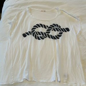 Sundry boxy knot top